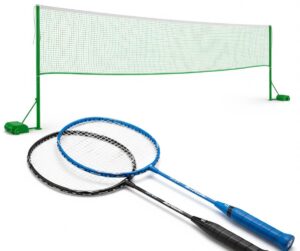 Badmintonsett – 2 racketer og nett